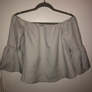 Paper Heart Silver OTS Top